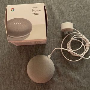 Google Mini Home in color chalk